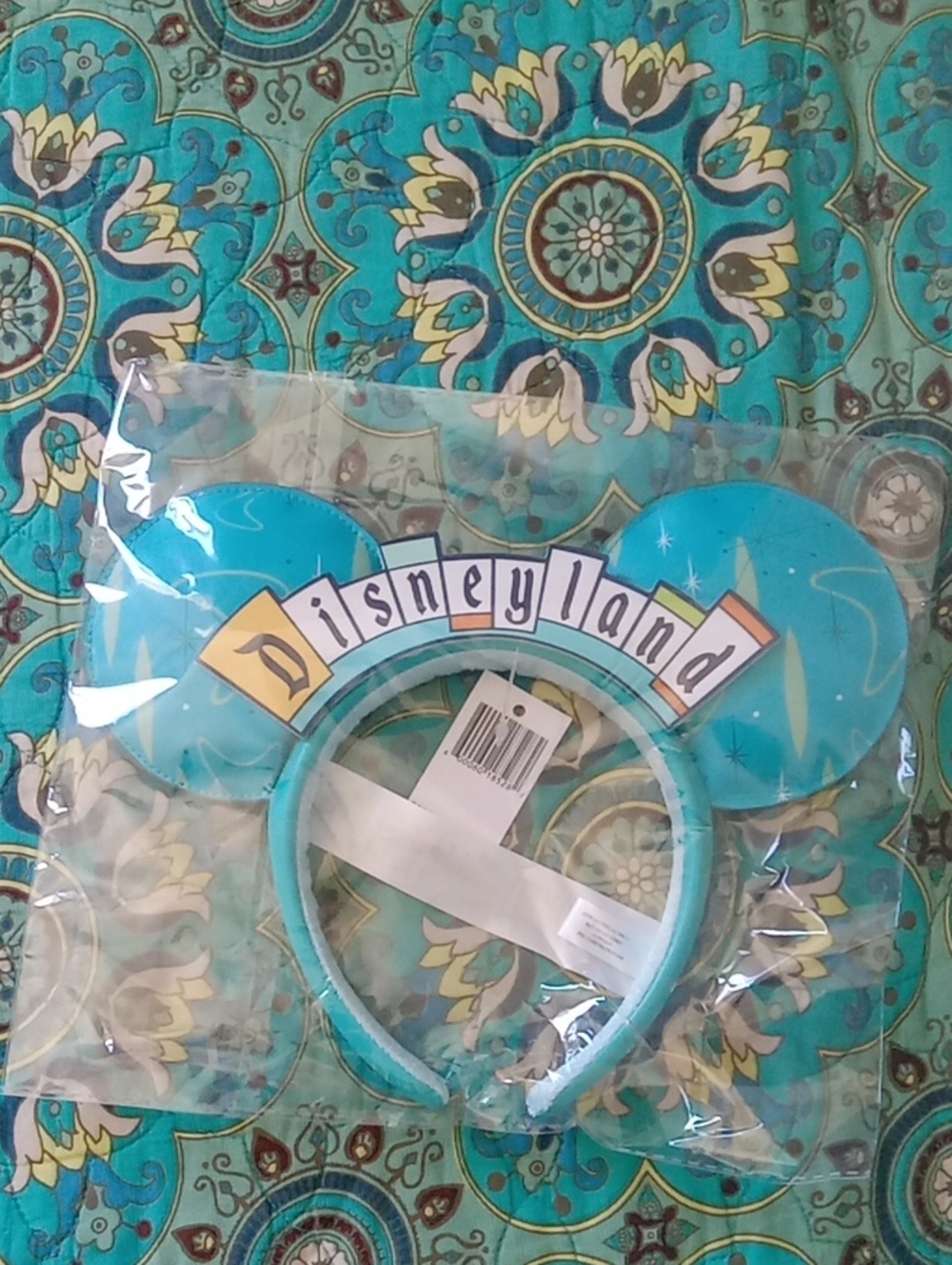 Disney Turquoise Disneyland Ear Headband